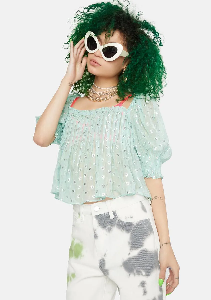 Jana Chiffon Blouse sold by Dolls Kill product image thumbnail 2