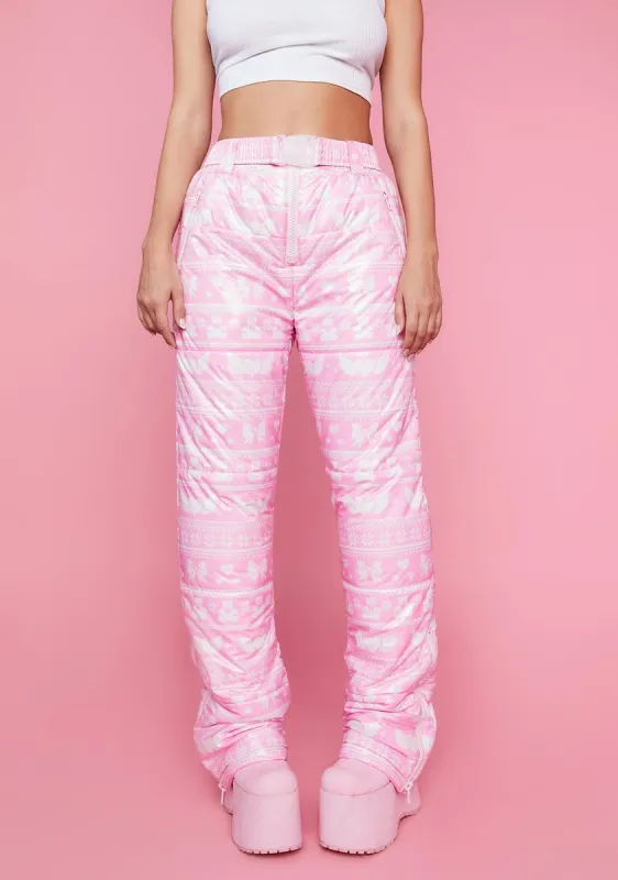 Enchanted Wanderlust Puffer Pants sold by Dolls Kill