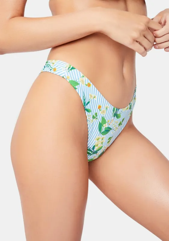 Spring Bloom Seaport Bikini Bottoms sold by Dolls Kill