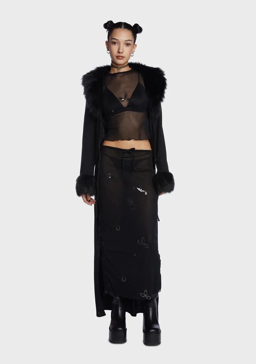 Tough Exterior Sheer Crop Top sold by Dolls Kill product image thumbnail 2