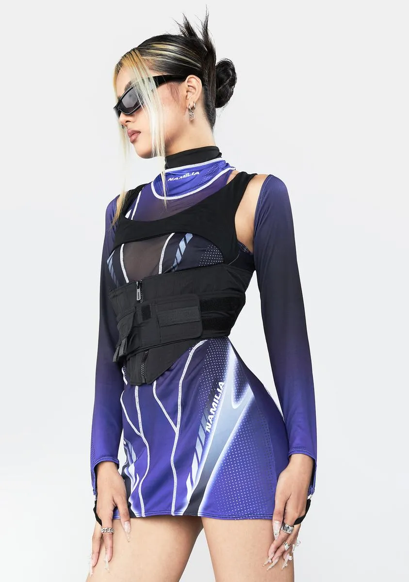 Corset Dress With Detachable Sleeves sold by Dolls Kill product image thumbnail 2