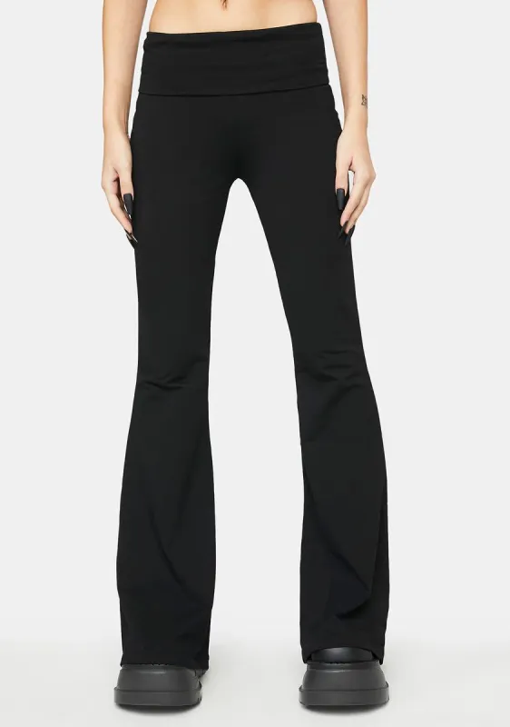 Naomi Flared Leggings sold by Dolls Kill