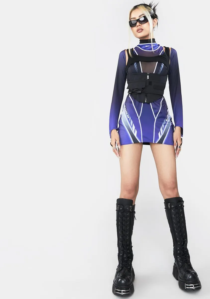 Corset Dress With Detachable Sleeves sold by Dolls Kill product image thumbnail 3