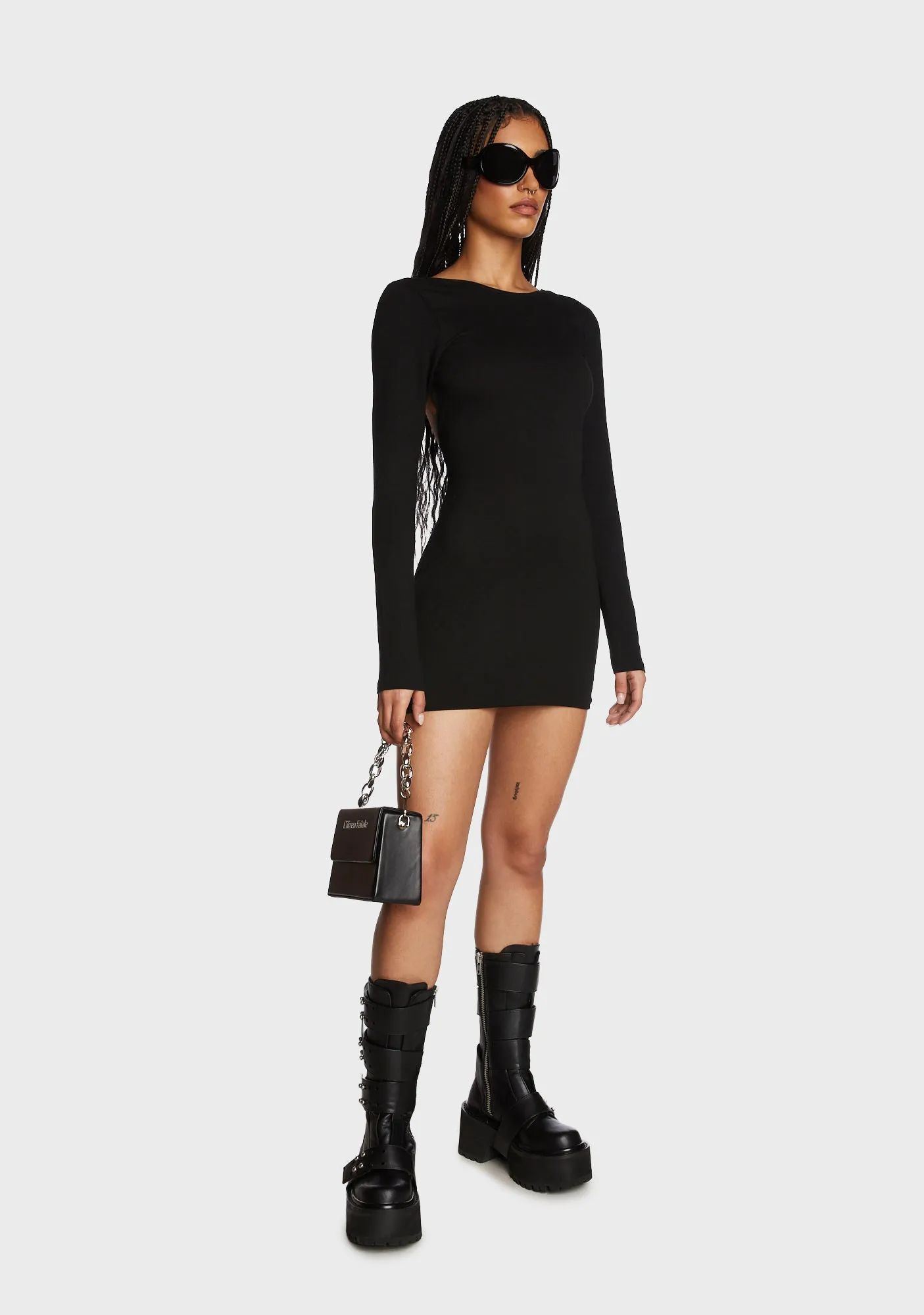 Ellie Open Back Mini Dress sold by Dolls Kill product image thumbnail 3