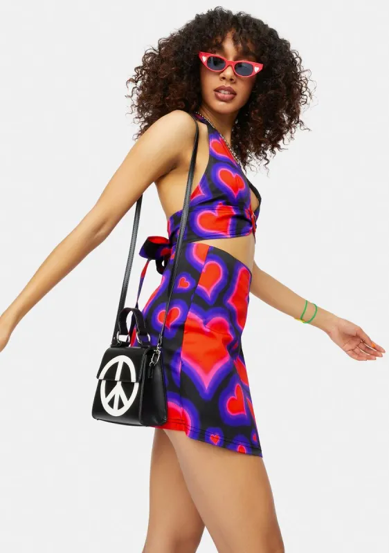 Lavender Velour Motocross Trousers sold by Dolls Kill