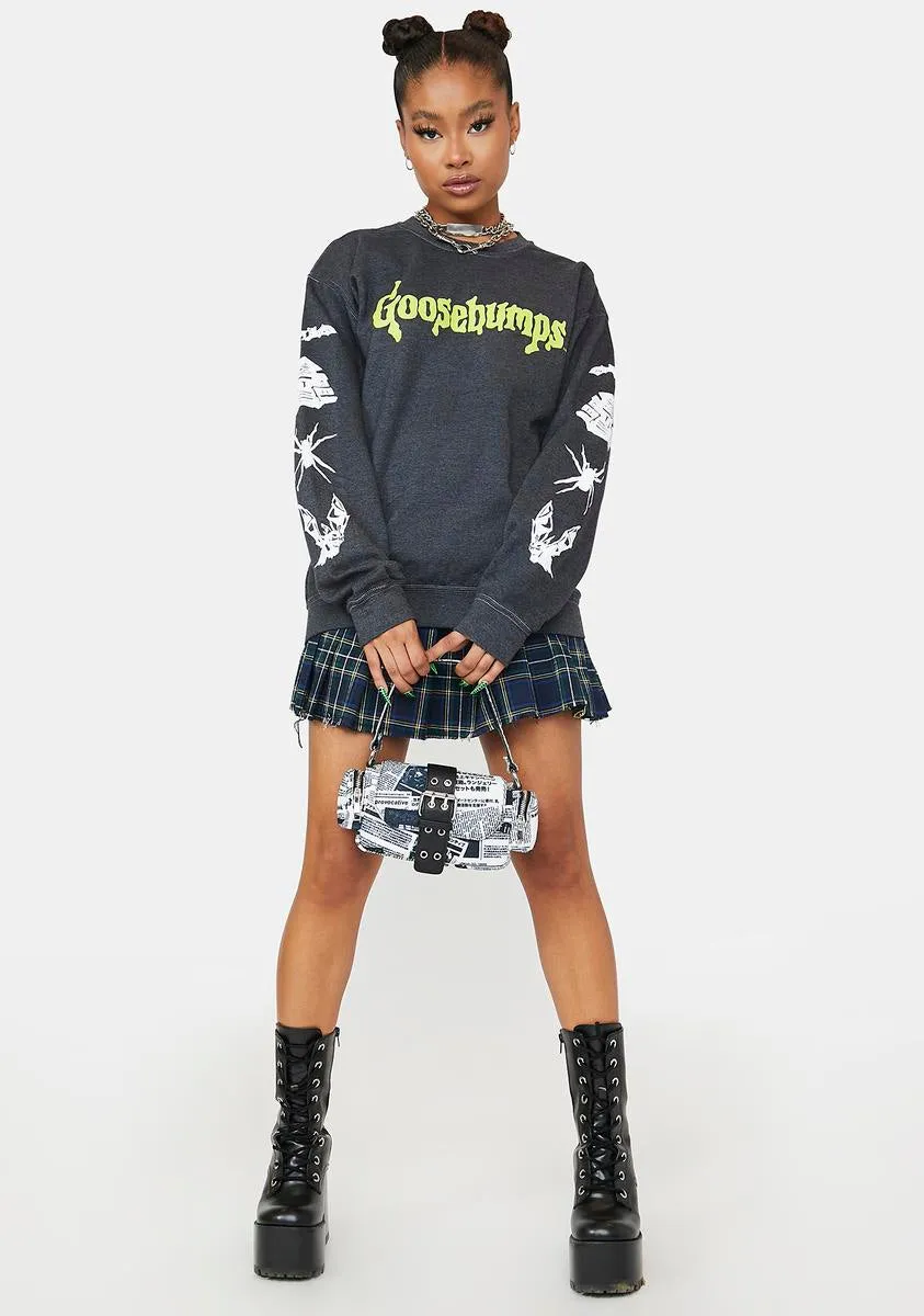 Goosebumps Spooky Sleeves Crewneck Sweater sold by Dolls Kill product image thumbnail 3