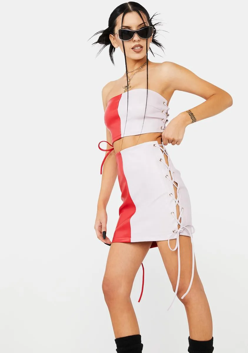 Hot Mixed Feelings Skirt Set sold by Dolls Kill product image thumbnail 2