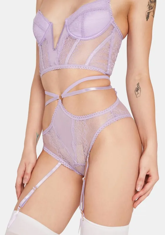 Gentle Touch Garter Set sold by Dolls Kill