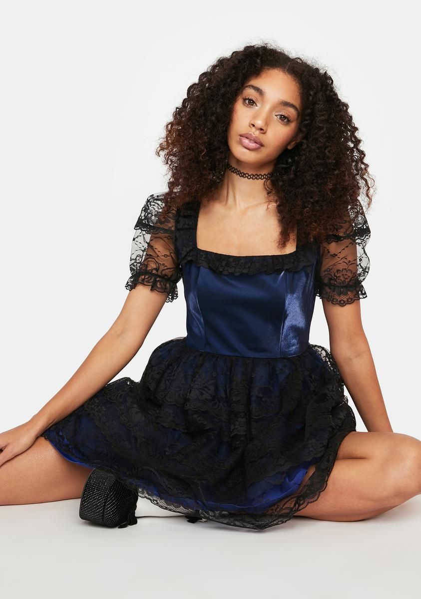 Dressed To Kiss Mini Dress sold by Dolls Kill product image thumbnail 3