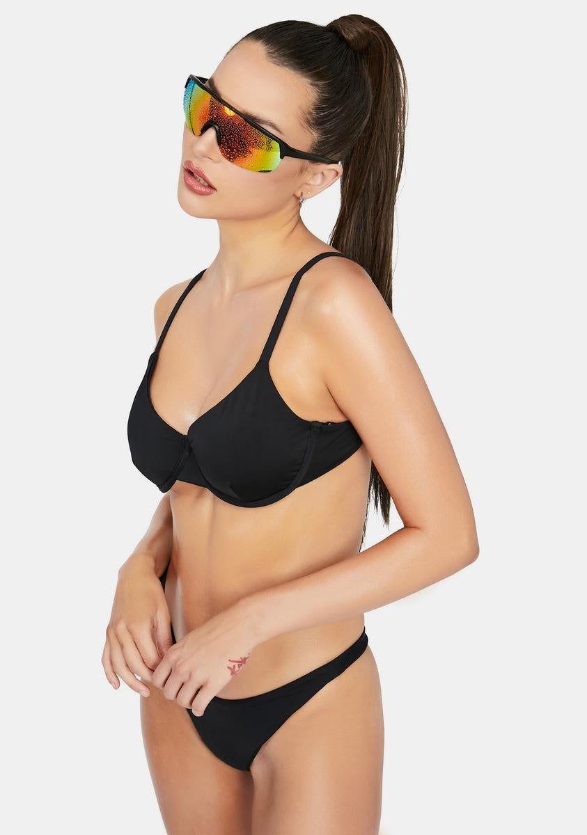 Black Influencer Bikini Top sold by Dolls Kill product image thumbnail 2
