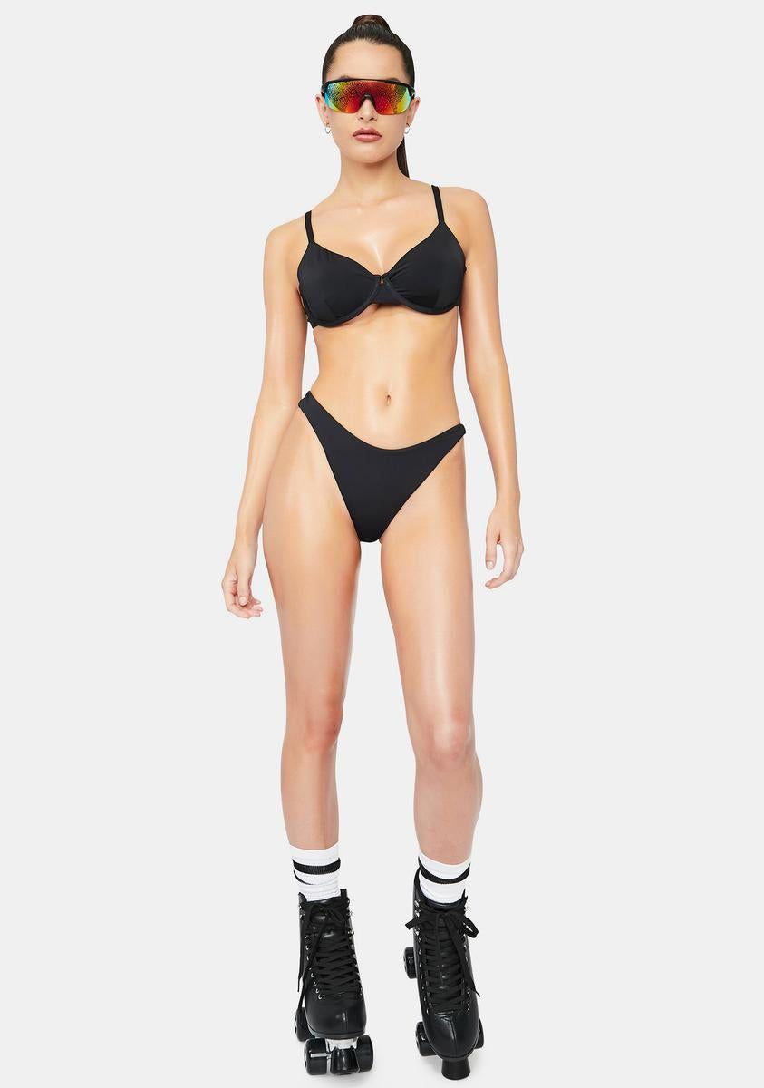 Black Influencer Bikini Top sold by Dolls Kill product image thumbnail 3