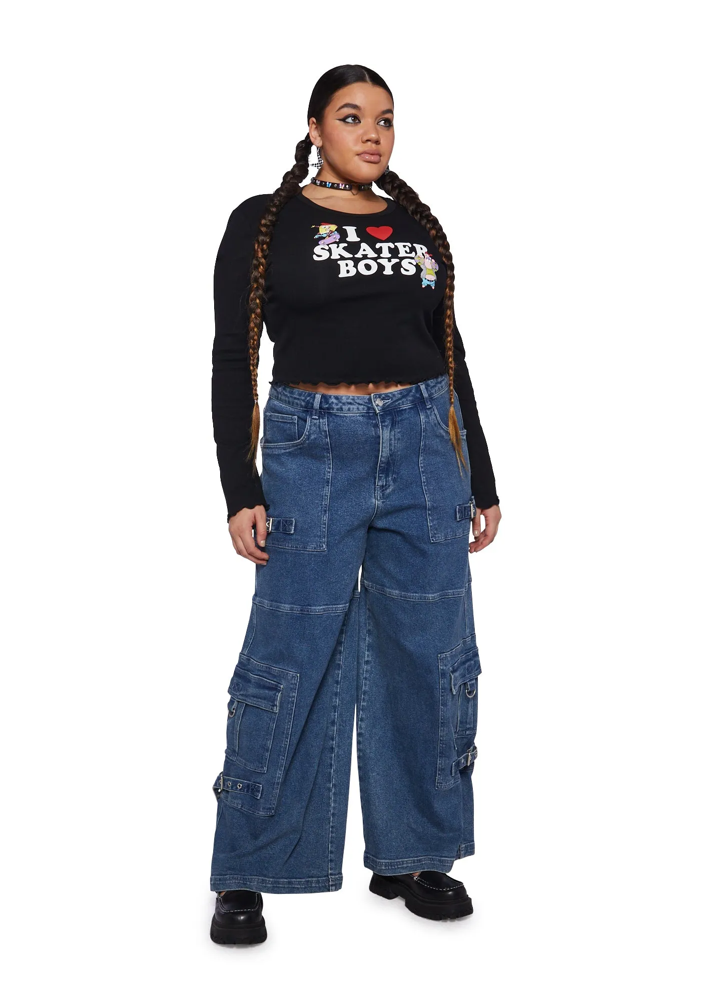 Plus Rock It Up Long Sleeve Tee sold by Dolls Kill product image thumbnail 2