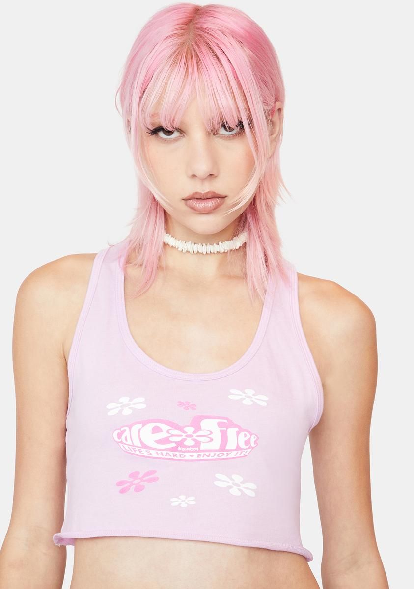 Carefree Crop Tank sold by Dolls Kill