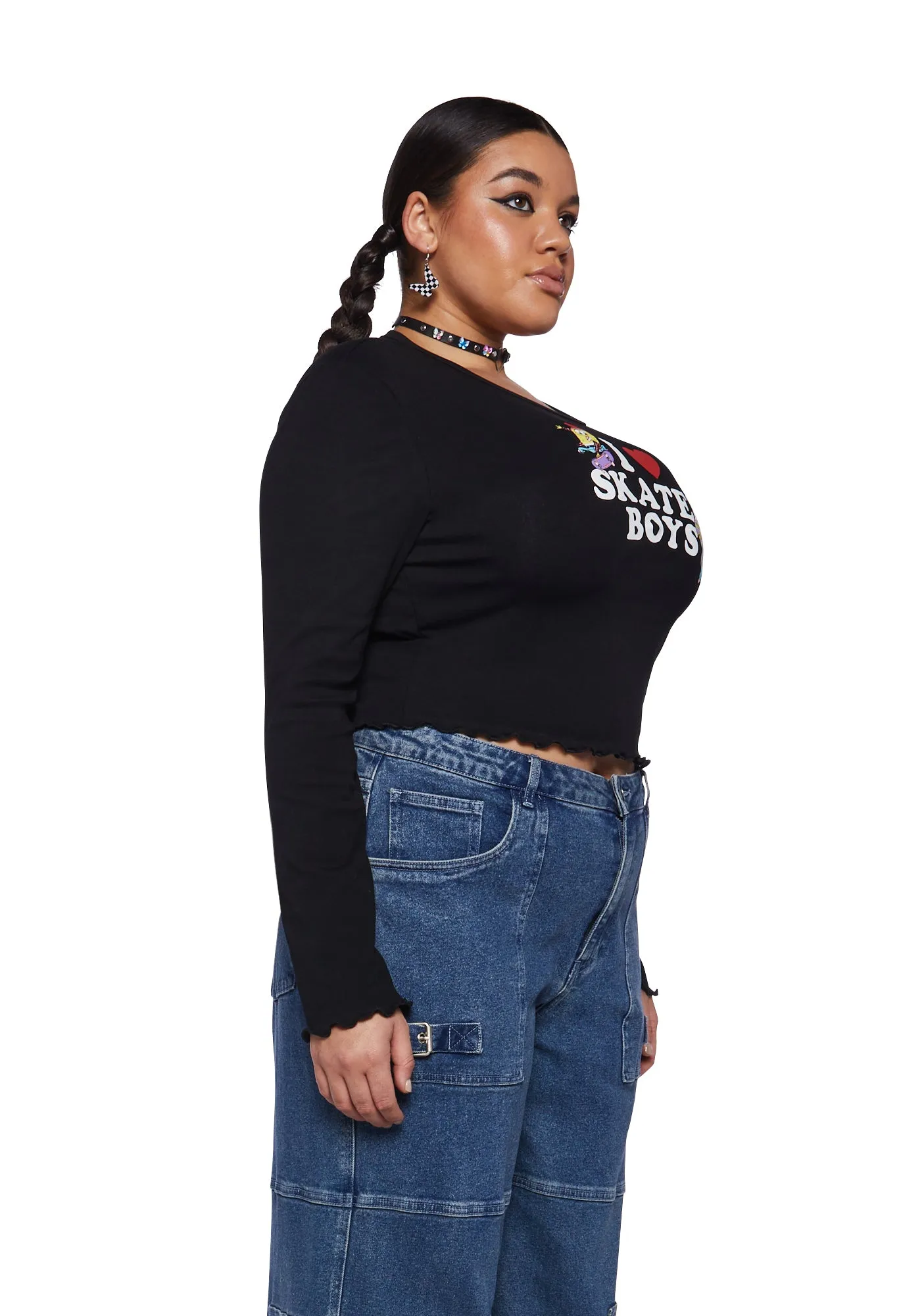 Plus Rock It Up Long Sleeve Tee sold by Dolls Kill product image thumbnail 3