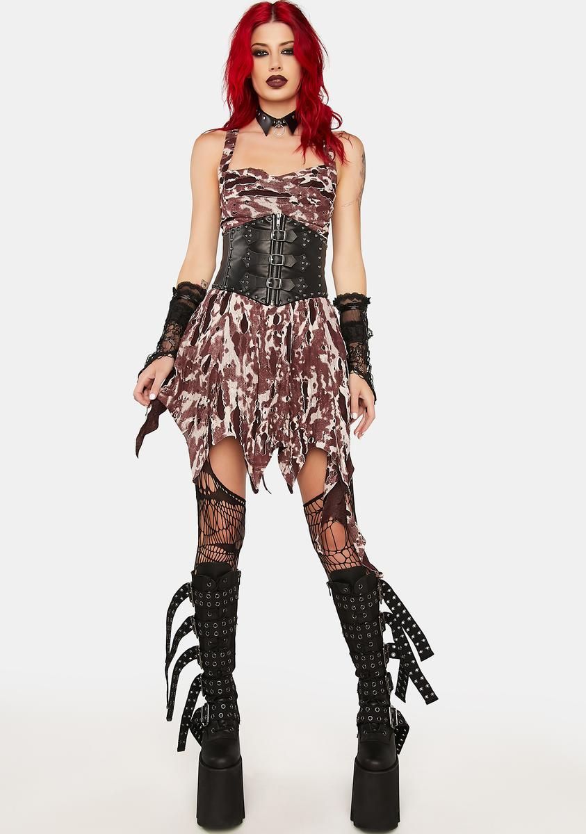 Bloody Halter Mini Dress sold by Dolls Kill product image thumbnail 3
