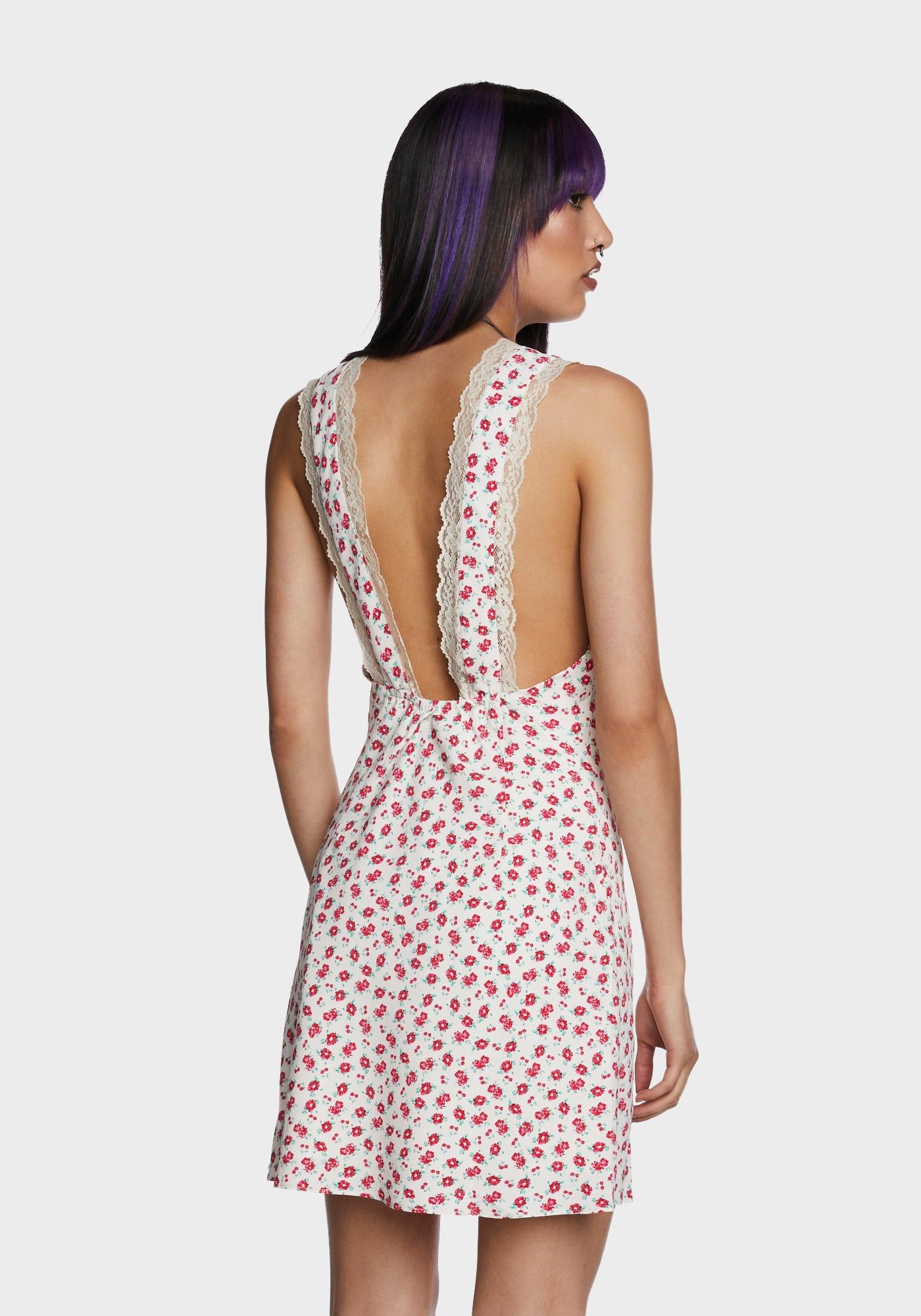 Sunlit Moments Mini Dress - White sold by Dolls Kill product image thumbnail 4