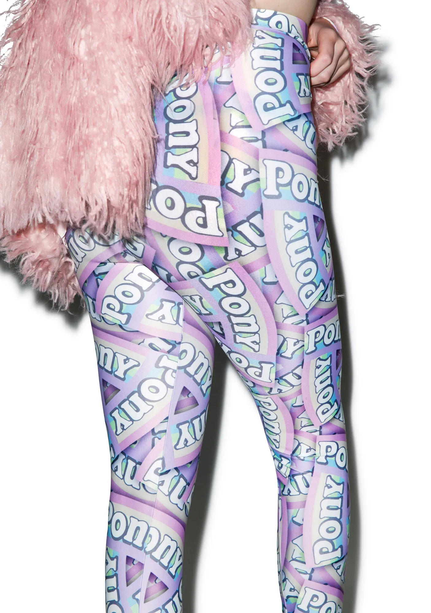 Pony Logo Leggings sold by Dolls Kill