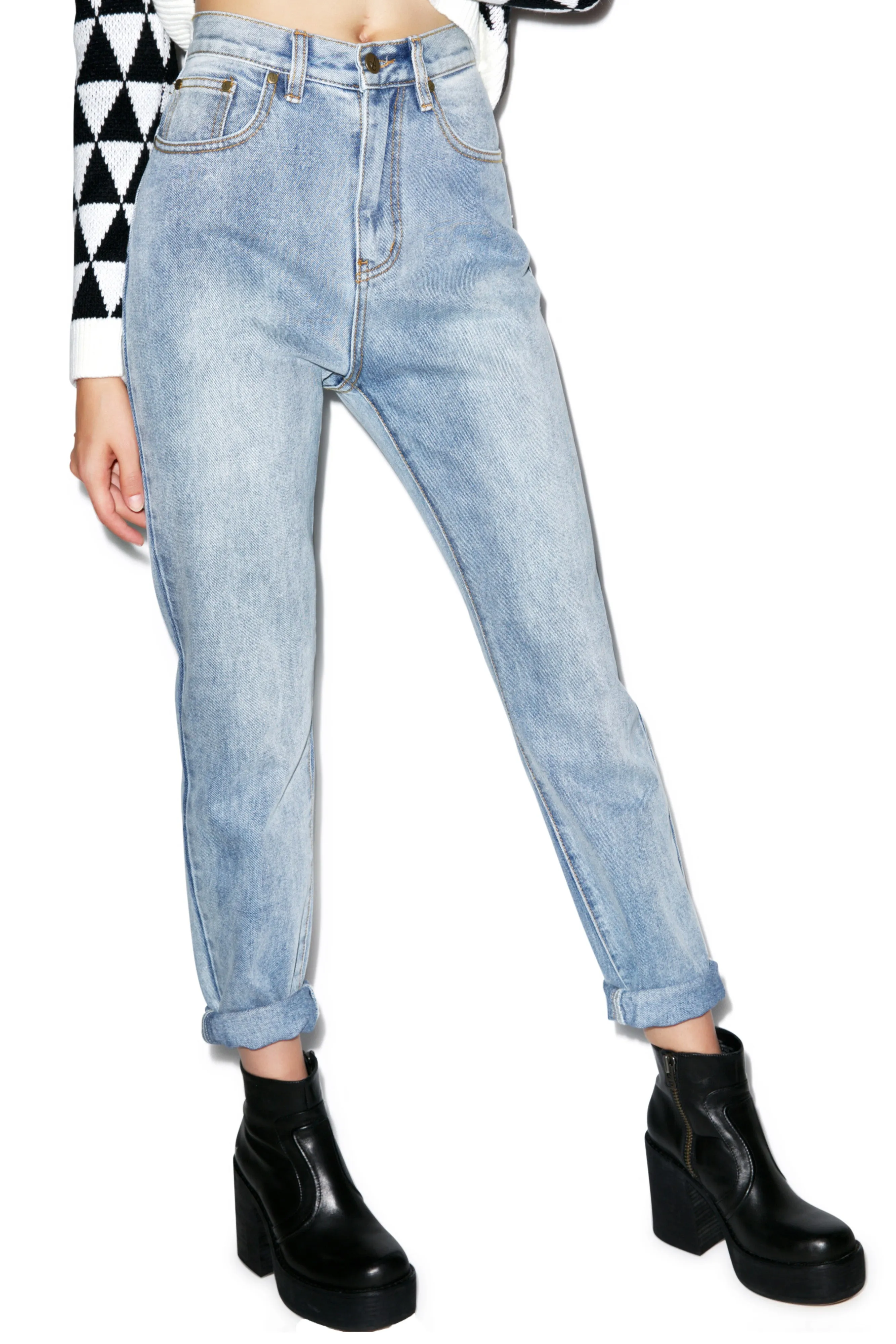 Blue Skies Straight Leg Jeans sold by Dolls Kill product image thumbnail 5