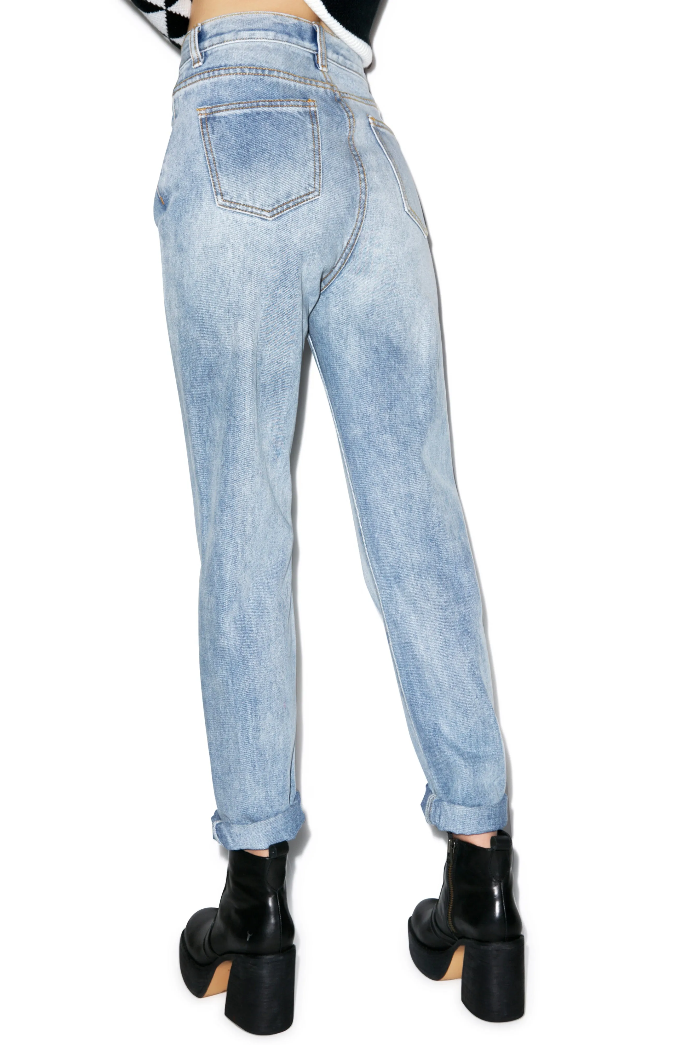 Blue Skies Straight Leg Jeans sold by Dolls Kill product image thumbnail 2
