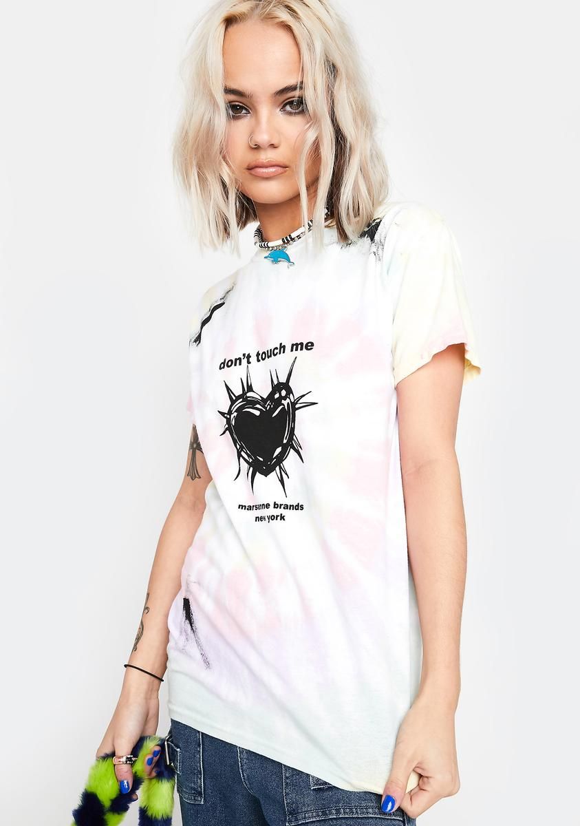 Don't Touch Me Graphic Tee sold by Dolls Kill product image thumbnail 2