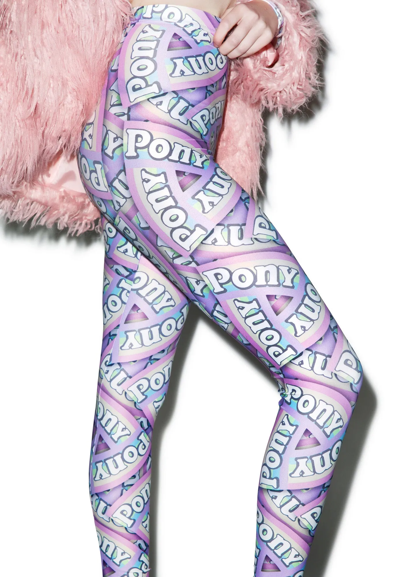Pony Logo Leggings sold by Dolls Kill product image thumbnail 3