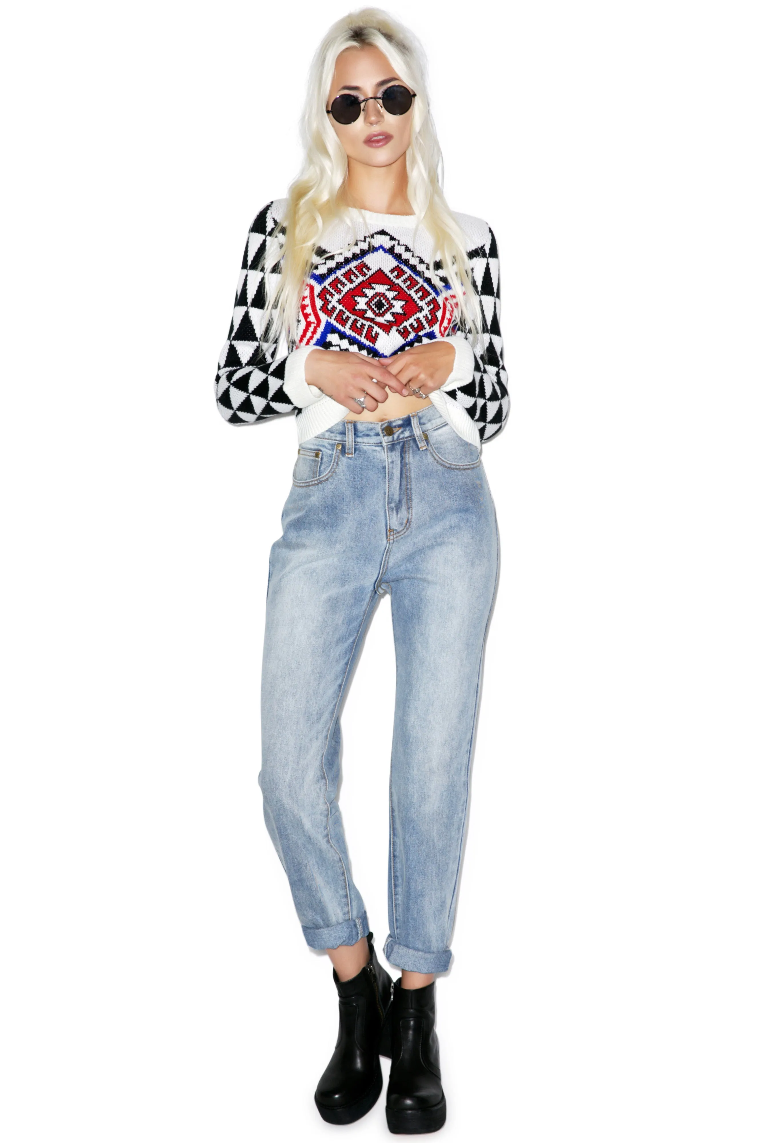 Blue Skies Straight Leg Jeans sold by Dolls Kill product image thumbnail 4