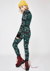 MJ All Day Leaf Onesie sold by Dolls Kill