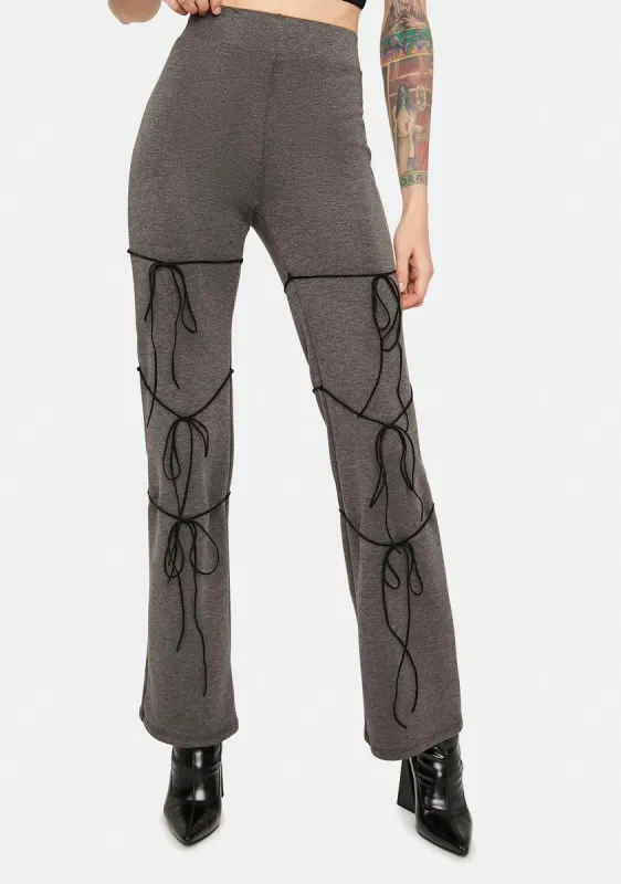 Taking Names Tied Flares sold by Dolls Kill