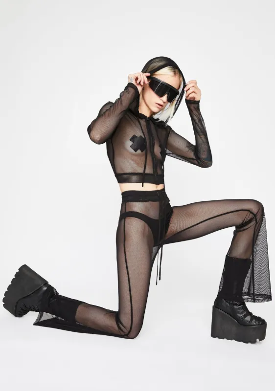 Sheer Mystery Pant Set sold by Dolls Kill