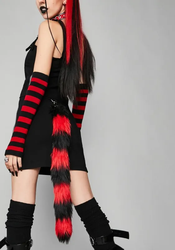 Scene Queen Mini Skirt And Sleeves Set sold by Dolls Kill