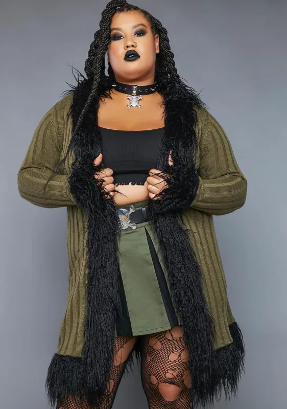 Plus Rain Forever Knit Cardigan sold by Dolls Kill
