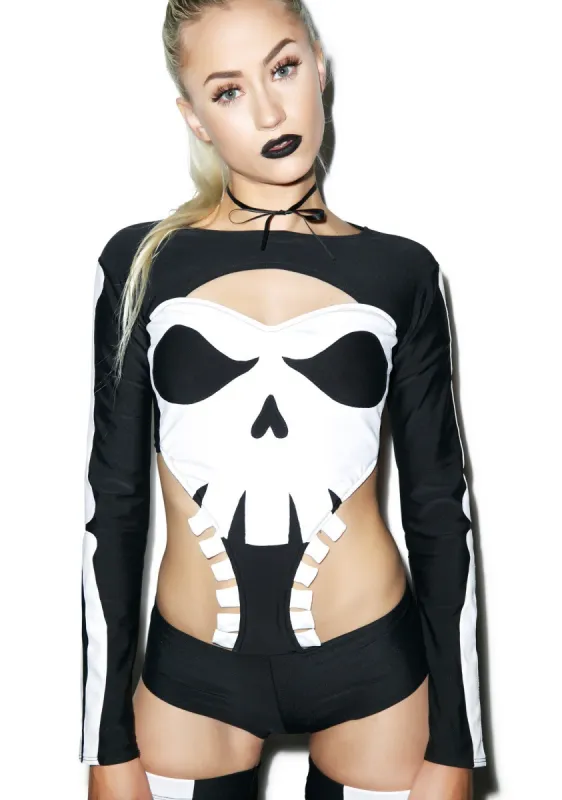 Punisherz Skeleton Costume sold by Dolls Kill