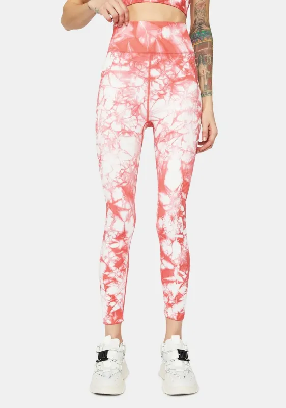 See You Sweating Tie Dye Leggings sold by Dolls Kill