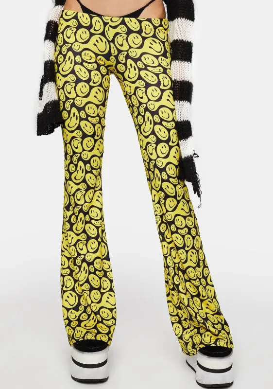 Slap Happy Flared Pants sold by Dolls Kill