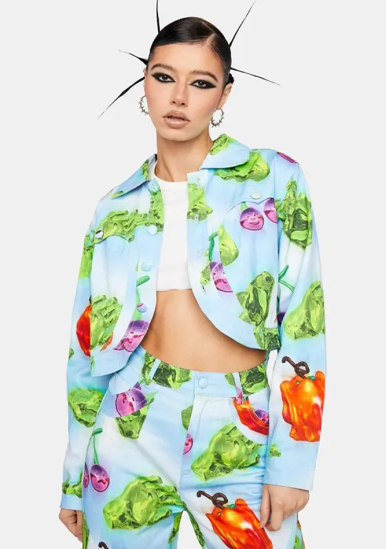 Forbidden Fruit Twill Jacket sold by Dolls Kill