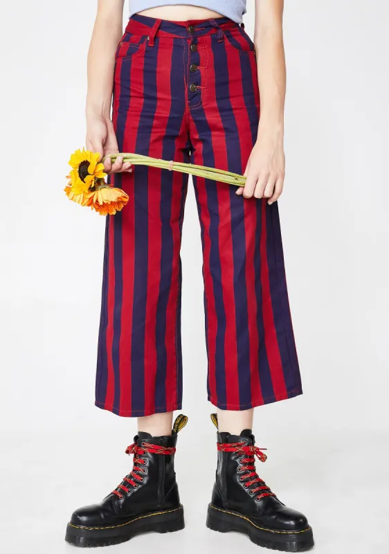 Button Up Wide Leg Pants sold by Dolls Kill