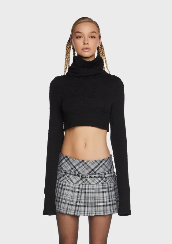 No Scrubs Turtleneck Top sold by Dolls Kill