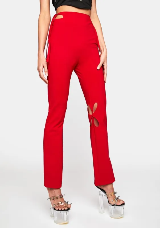 Holey Pray Cut Out Pants sold by Dolls Kill