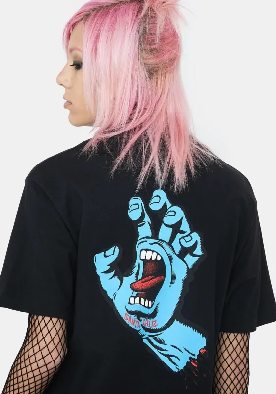 Screaming Hand Graphic Tee sold by Dolls Kill