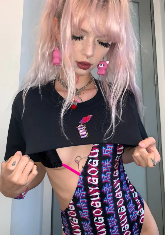Heat Spray Crop Top sold by Dolls Kill