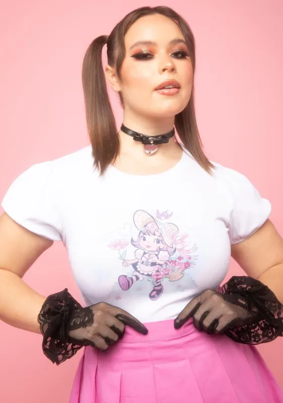 Plus Fabulous Glee Crop Top sold by Dolls Kill