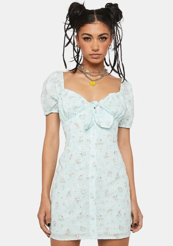 Royal Tea Time Floral Mini Dress sold by Dolls Kill