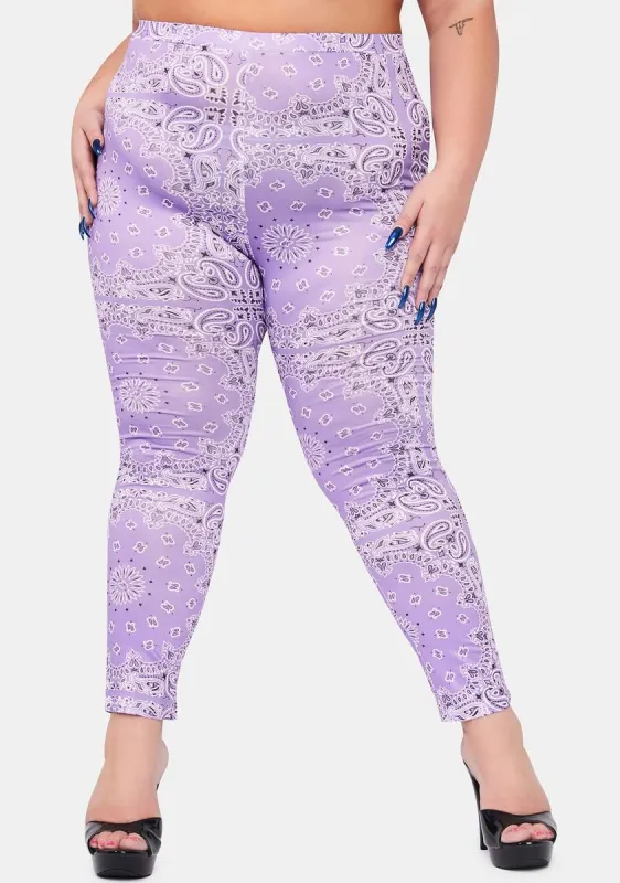Gotta Paisley Rodeo Leggings sold by Dolls Kill