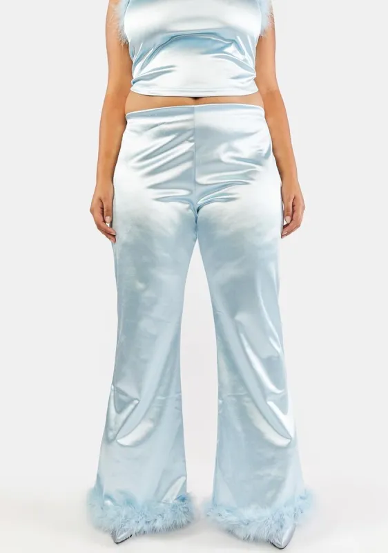 Plus Cloudy Exes and OMGs Satin Pants sold by Dolls Kill