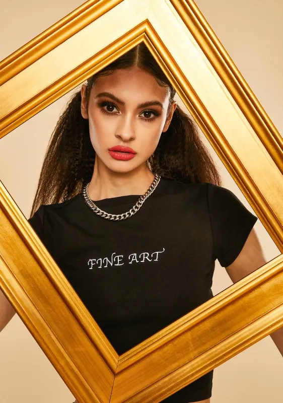 Work Of Art Baby Tee sold by Dolls Kill