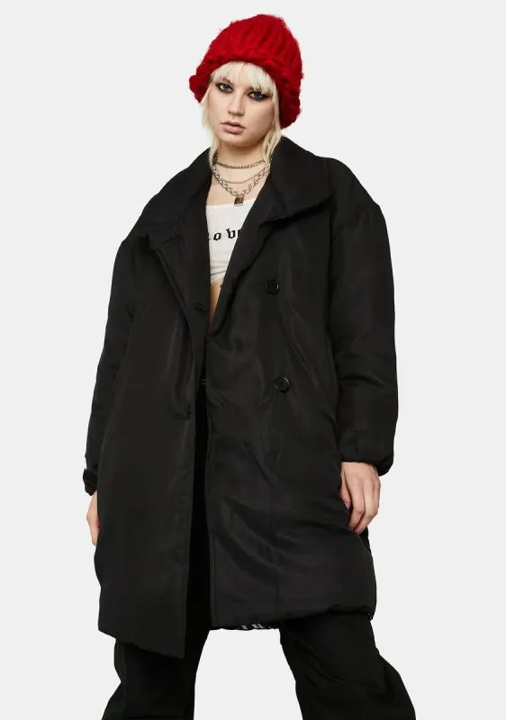 Women's Reversible Puffer Jacket sold by Dolls Kill