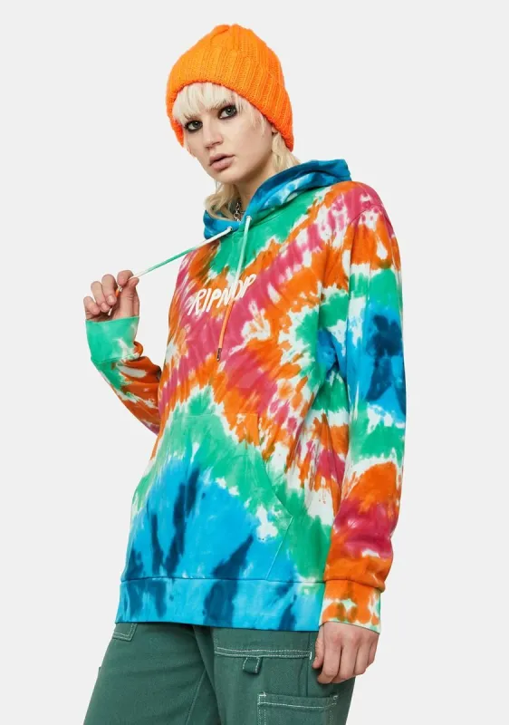 Rainbow OG Prisma Tie Dye Hoodie sold by Dolls Kill