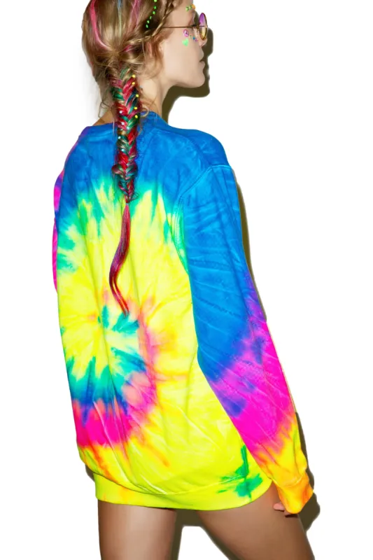Neon Eternity Sweatshirt sold by Dolls Kill