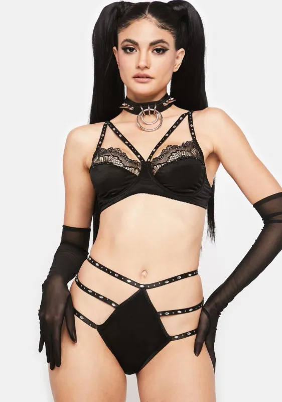 Darkness In Lust Lingerie Set sold by Dolls Kill