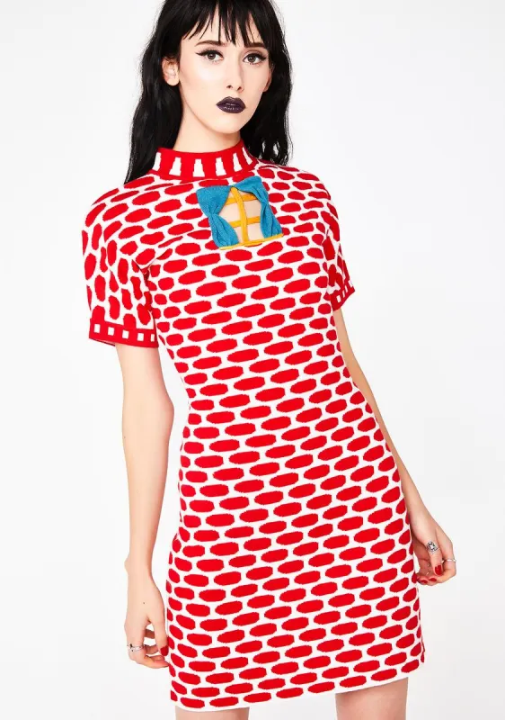 Brick House Knit Sweater Dress sold by Dolls Kill